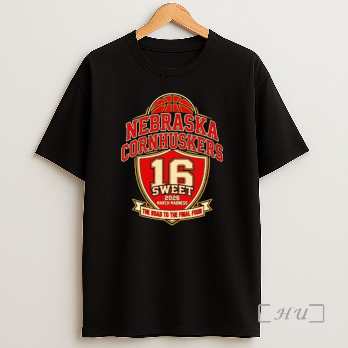 Officials Nebraska Cornhuskers Sweet 16 2026 Mens March Madness The Road To The Final Four Shirt Sweatshirt Tee