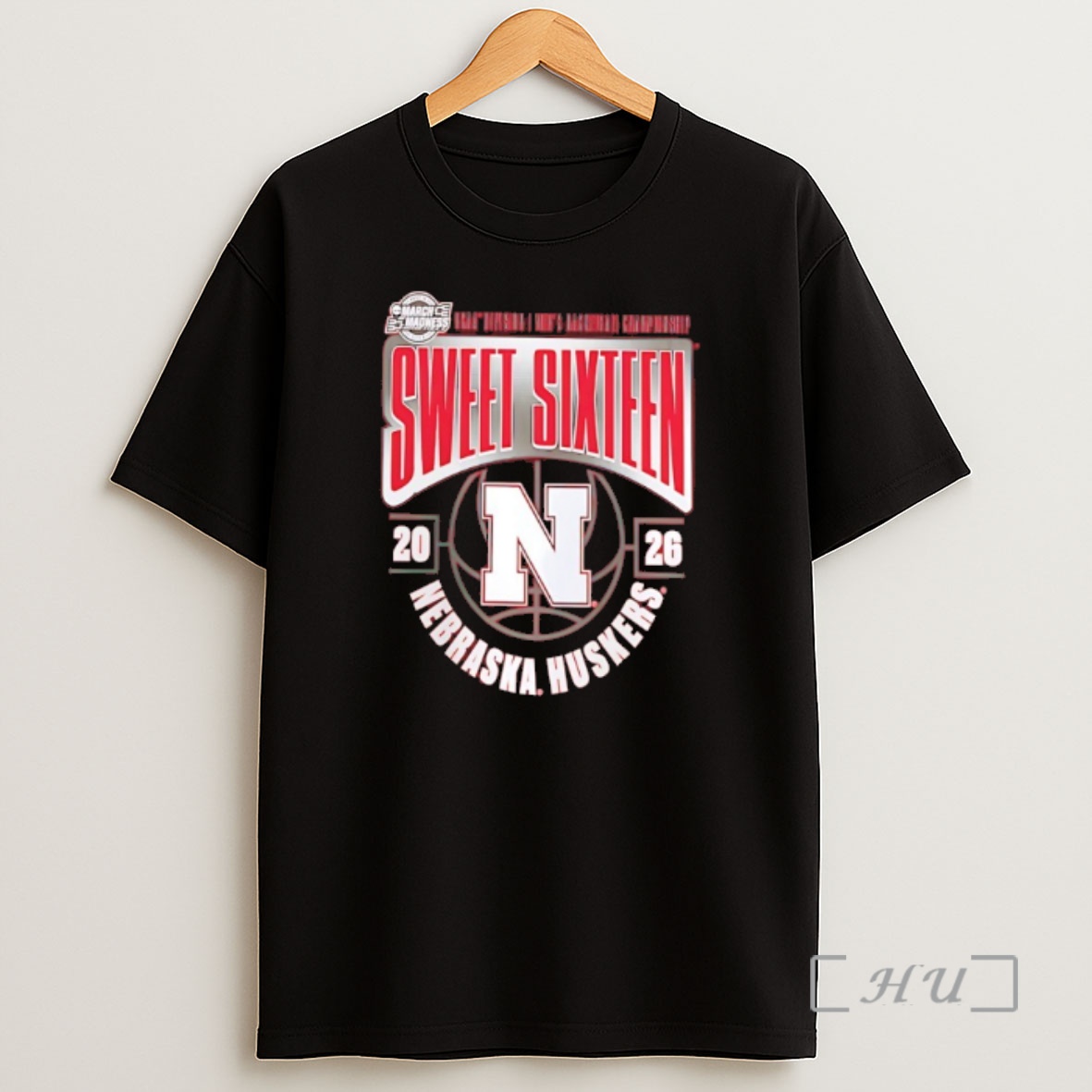 Officials Nebraska Huskers 2026 Ncaa Mens Basketball Tournament March Madness Sweet 16 Logo Shirt Sweatshirt Tee
