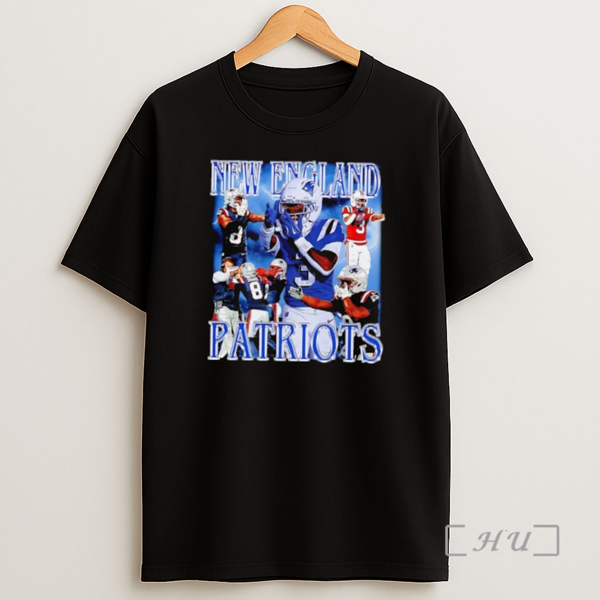 Officials New England Patriots Football Players Team Collage Graphic Shirt Sweatshirt Tee