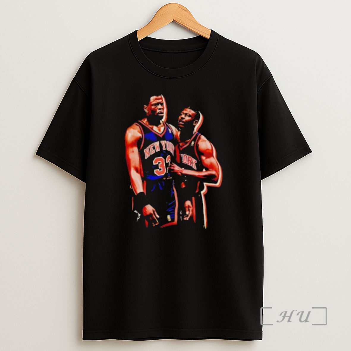 Officials New York Knicks Basketball Players Number 33 Retro Graphic Shirt Sweatshirt Tee
