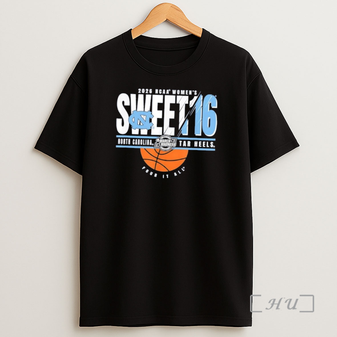 Officials North Carolina Tar Heels Sweet 16 2026 Ncaa Womens March Madness Shirt Sweatshirt Tee