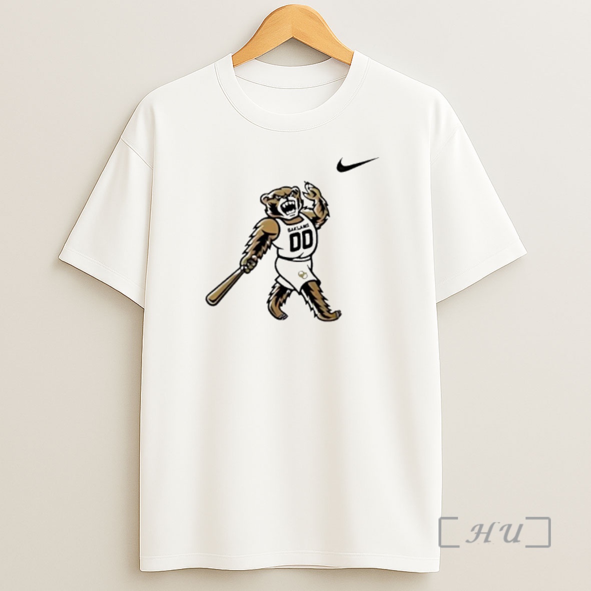 Officials Oakland Golden Grizzlies Baseball Mascot Shirt Sweatshirt Tee