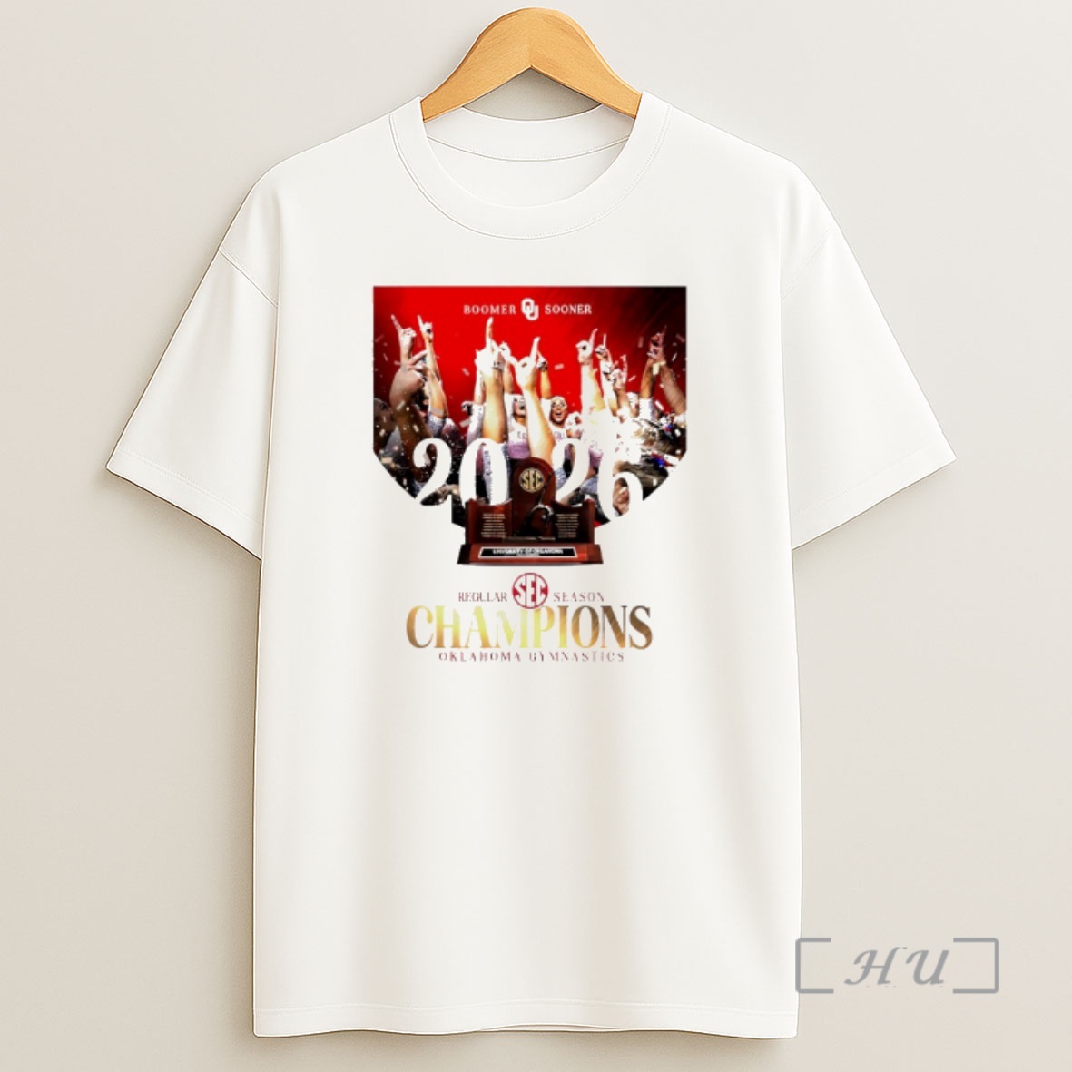 Officials Oklahoma Sooners Womens Gymnastics 2026 Sec Regular Season Champions Shirt Sweatshirt Tee