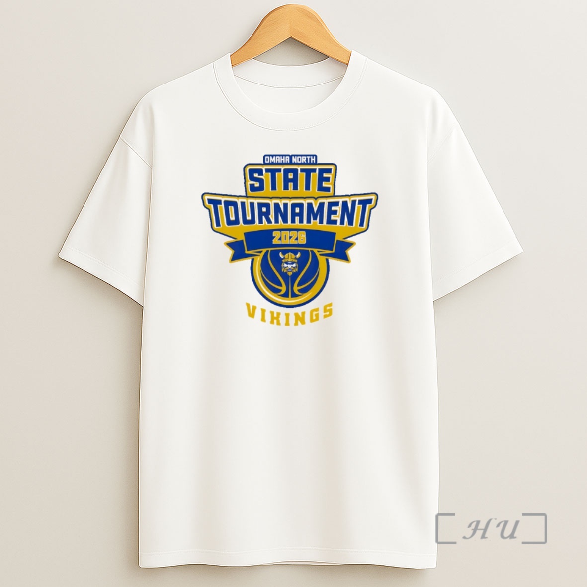 Officials Omaha North State Tournament 2026 Basketball Vikings Logo Shirt Sweatshirt Tee