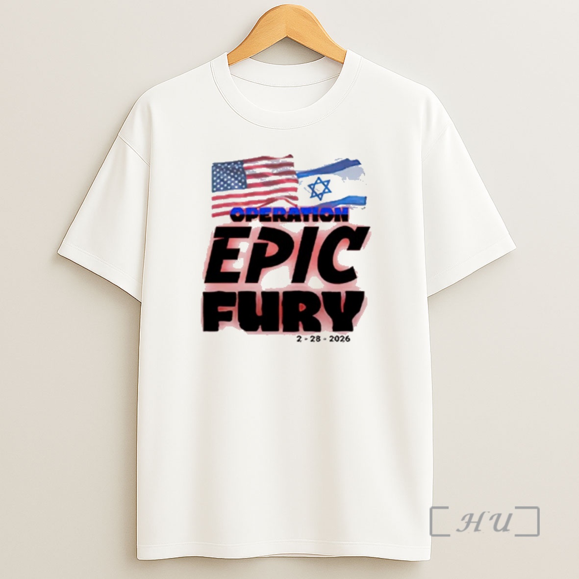 Officials Operation Epic Fury American Israel Iran Flag 2026 Shirt Sweatshirt Tee