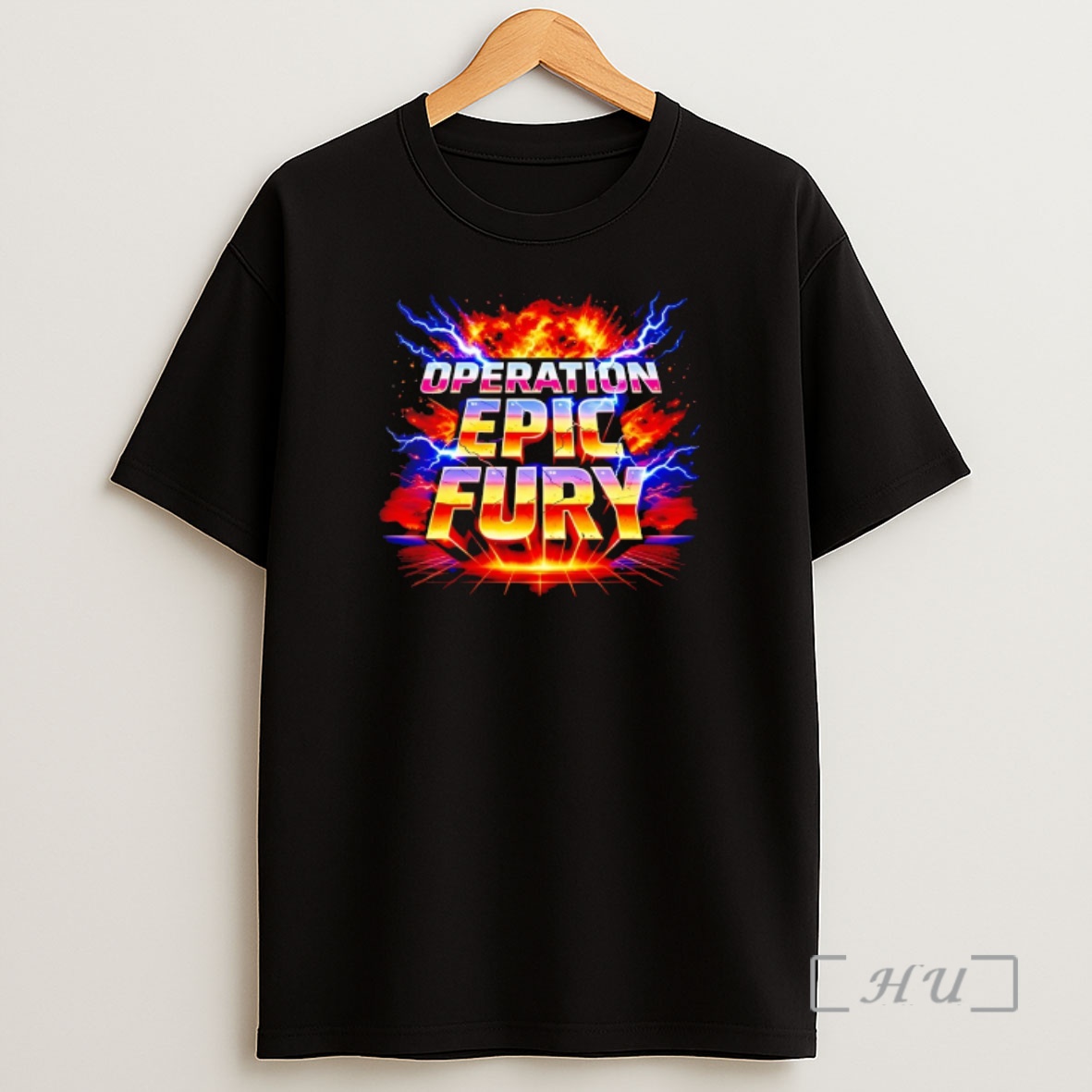 Officials Operation Epic Fury Usa Patriotic Lightning Graphic Shirt Sweatshirt Tee
