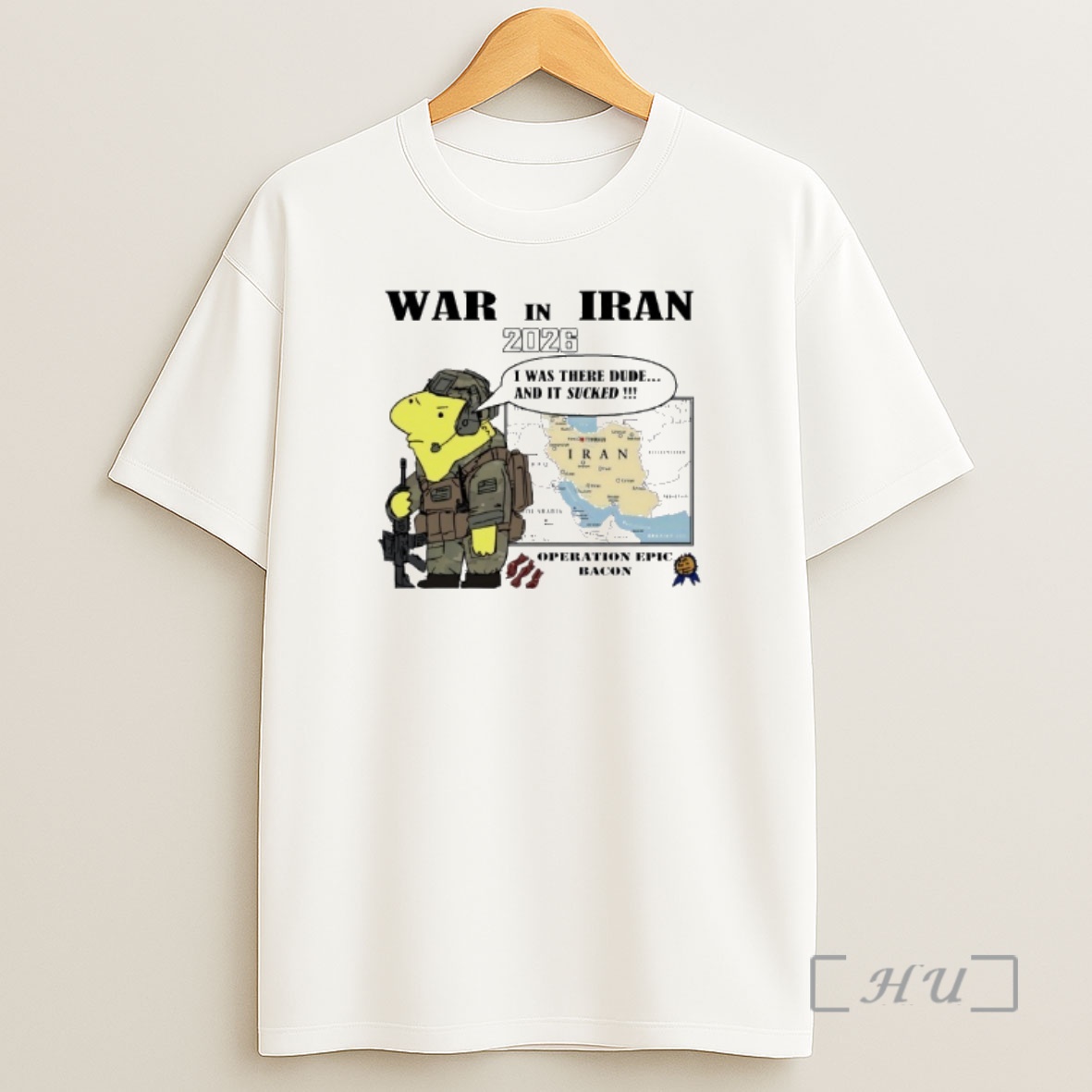 Officials Operation Epic Bacon 2026 Iran War Veteran Shirt Sweatshirt Tee