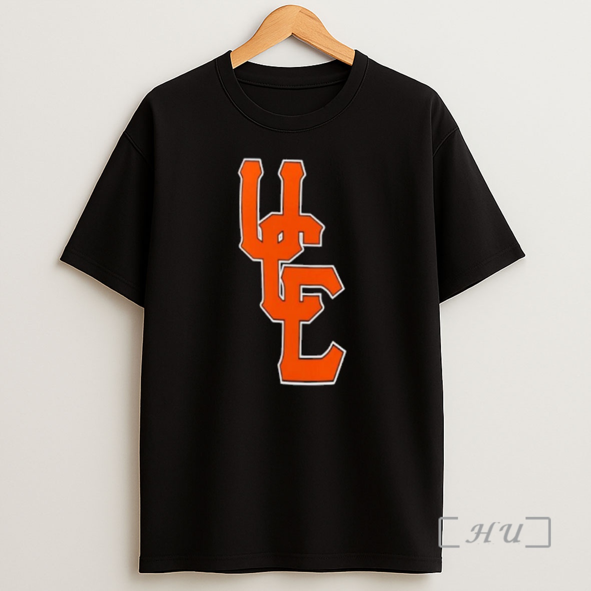 Officials Orange Uc Interlocking Letters Varsity Sports Logo Shirt Sweatshirt Tee