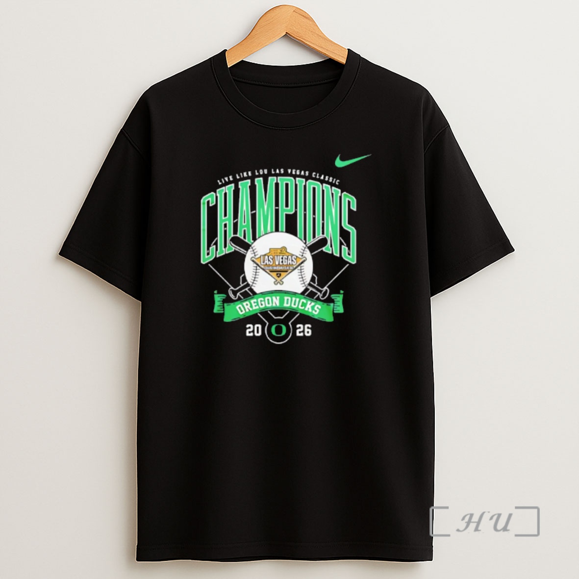 Officials Oregon Ducks Live Like Lou Las Vegas Classic Champions 2026 Logo Shirt Sweatshirt Tee