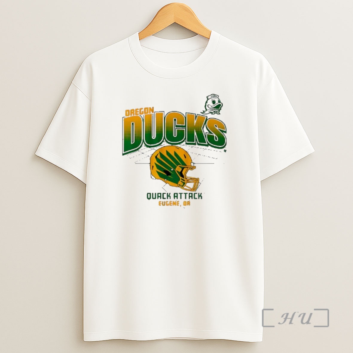 Officials Oregon Ducks Quack Attack Eugene Or Mascot Helmet Shirt Sweatshirt Tee