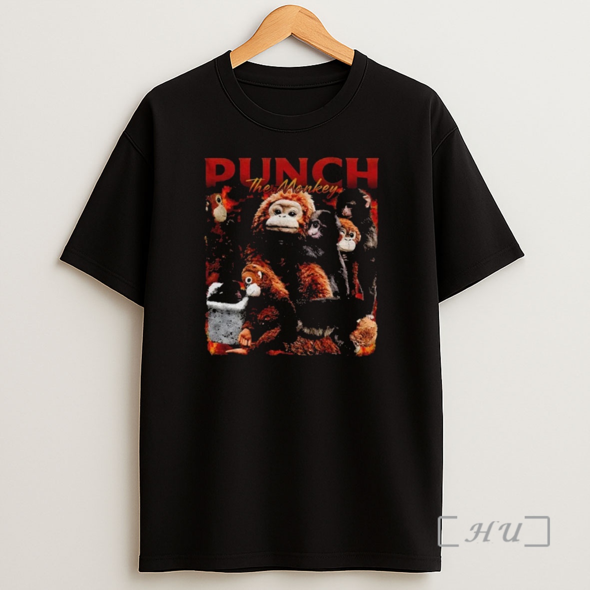 Officials Punch The Monkey Funny Empathetic Meme Graphic Shirt Sweatshirt Tee