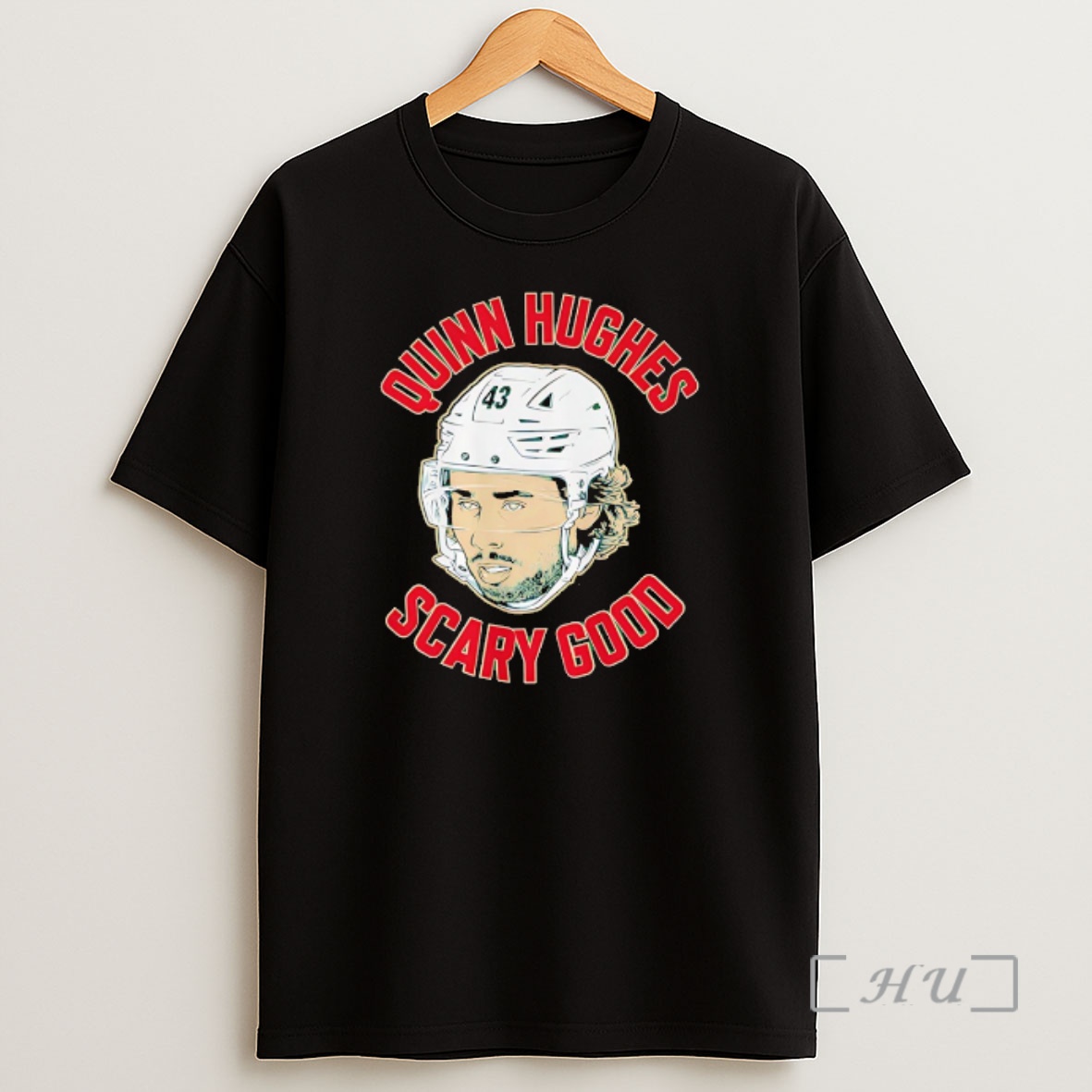 Officials Quinn Hughes 43 Minnesota Wild Ghost Eyes Scary Good Shirt Sweatshirt Tee