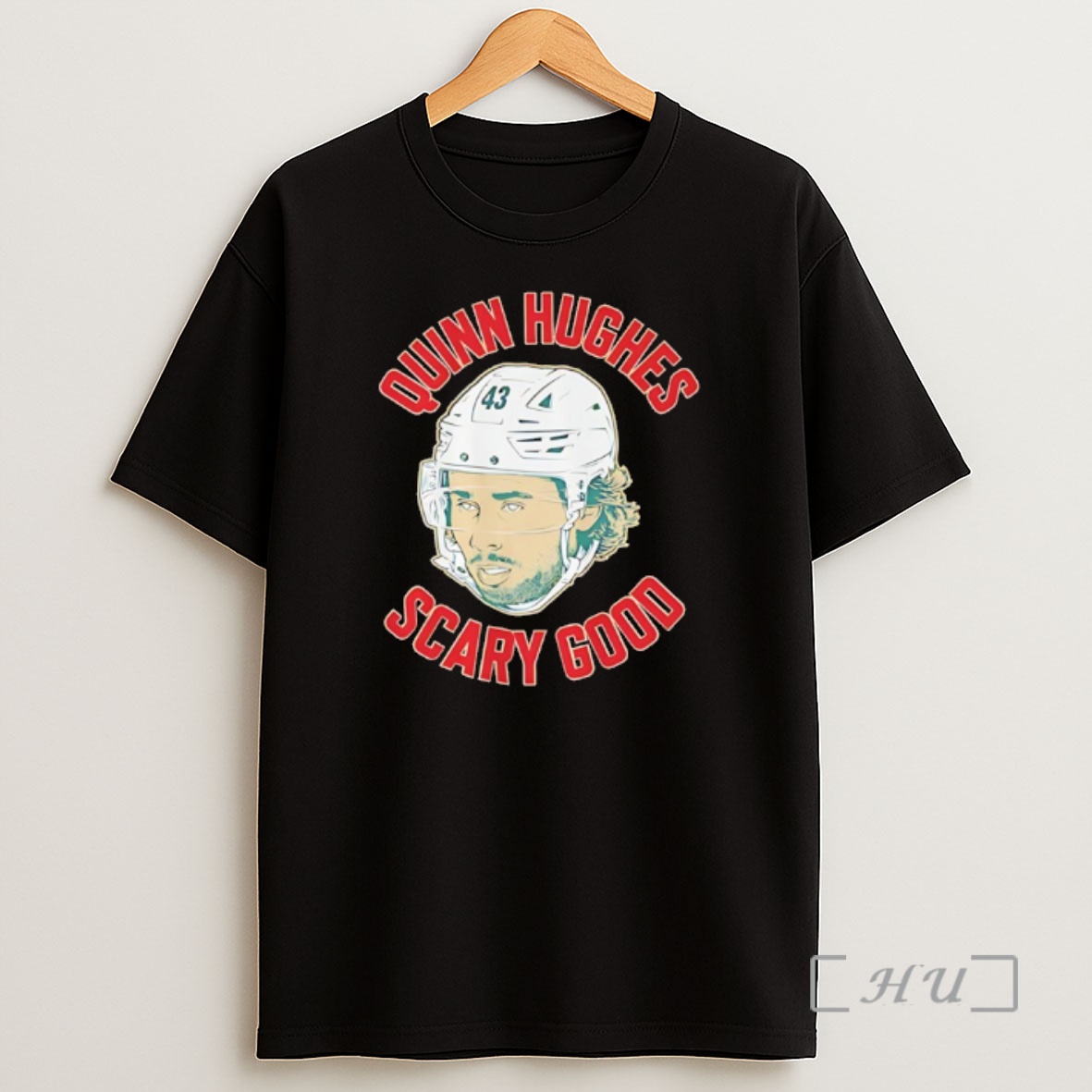 Officials Quinn Hughes Scary Good Ghost Eyes Shirt Sweatshirt Tee