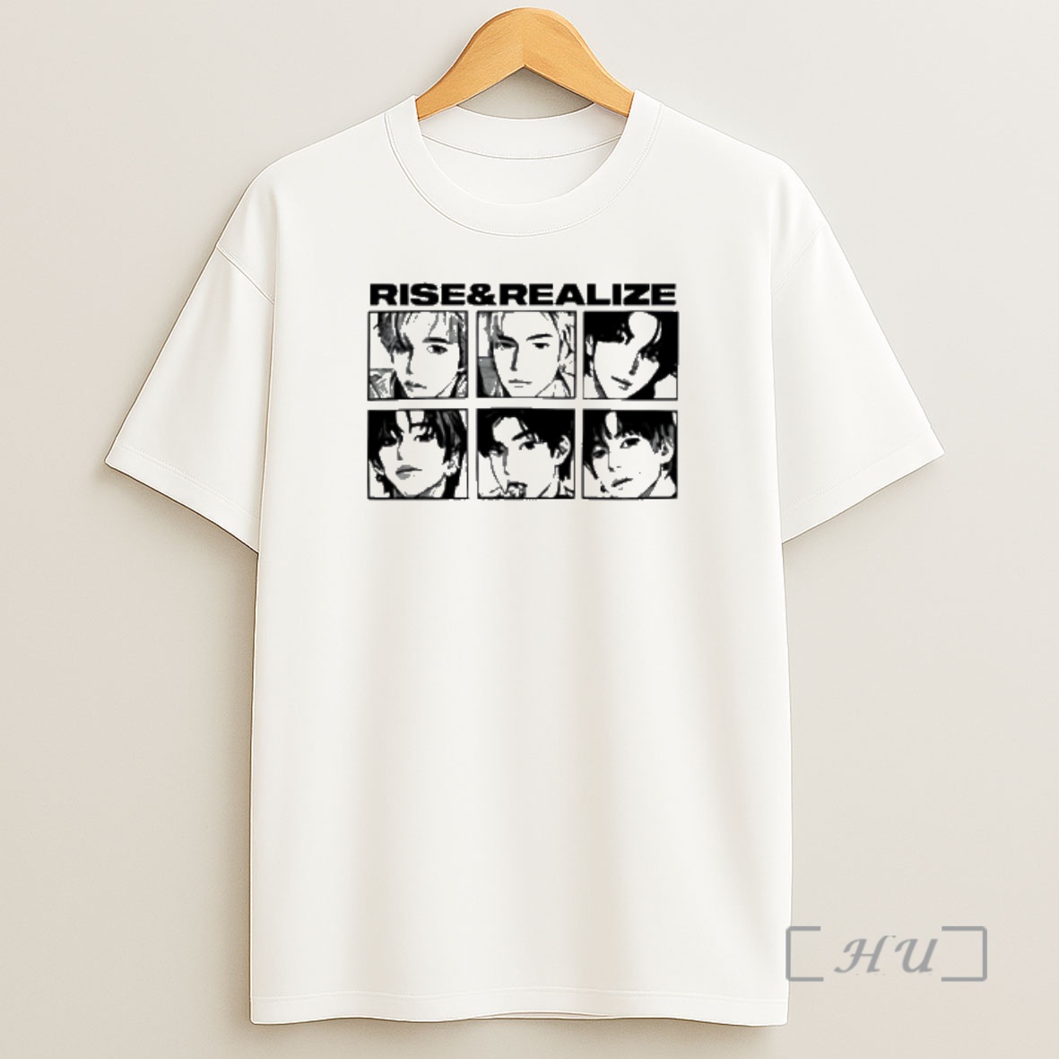 Officials Rise Realize Boy Band Six Member Face Portraits Shirt Sweatshirt Tee
