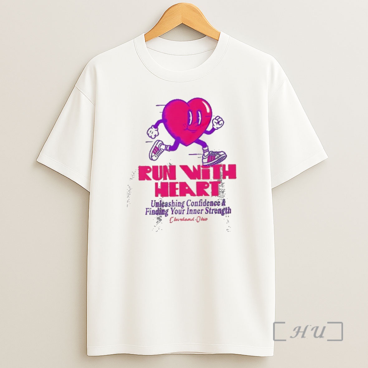 Officials Run With Heart Unleashing Confidence Finding Your Inner Strength Cleveland Ohio Shirt Sweatshirt Tee