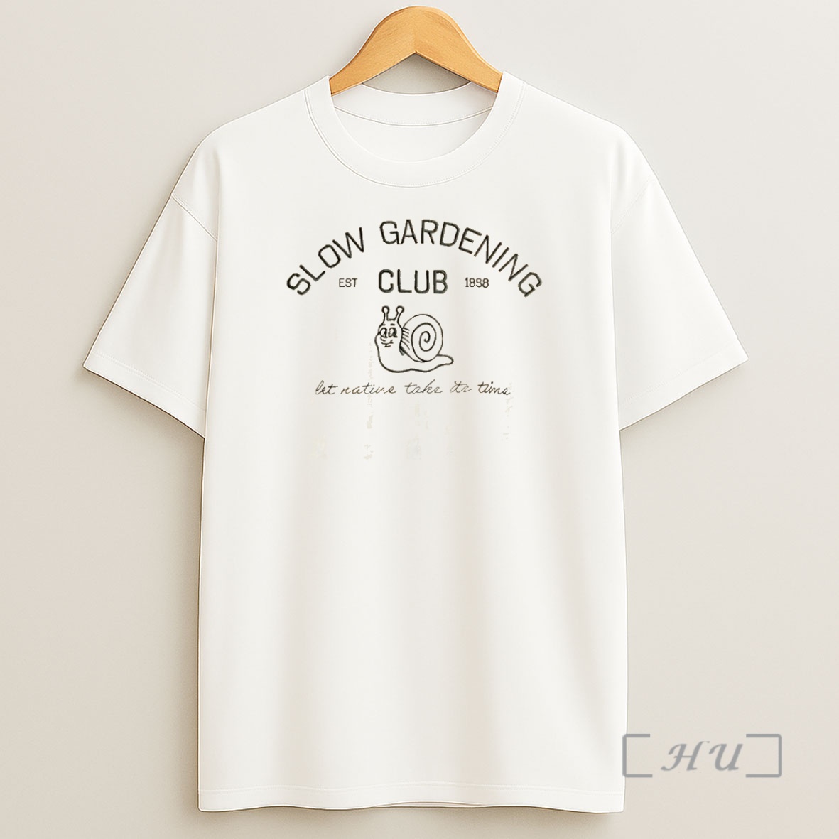 Officials Slow Gardening Club Let Nature Take Its Time Embroidered Shirt Sweatshirt Tee