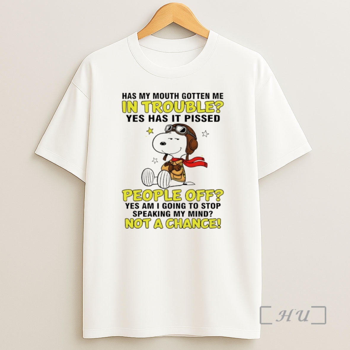 Officials Snoopy Has My Mouth Gotten Me In Trouble Yes Has It Pissed People Off Yes Am I Going To Stop Shirt Sweatshirt Tee