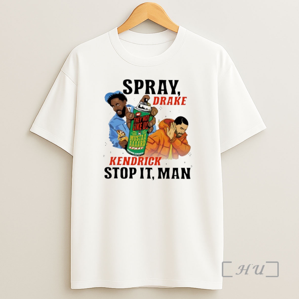 Officials Spray Drake They Not Like Us Mustard Kendrick Lamar Stop It Man Funny Shirt Sweatshirt Tee