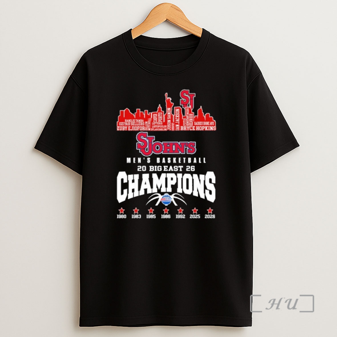 Officials St Johns Red Storm Mens Basketball Back To Back Big East Tournament Champions 2026 Shirt Sweatshirt Tee