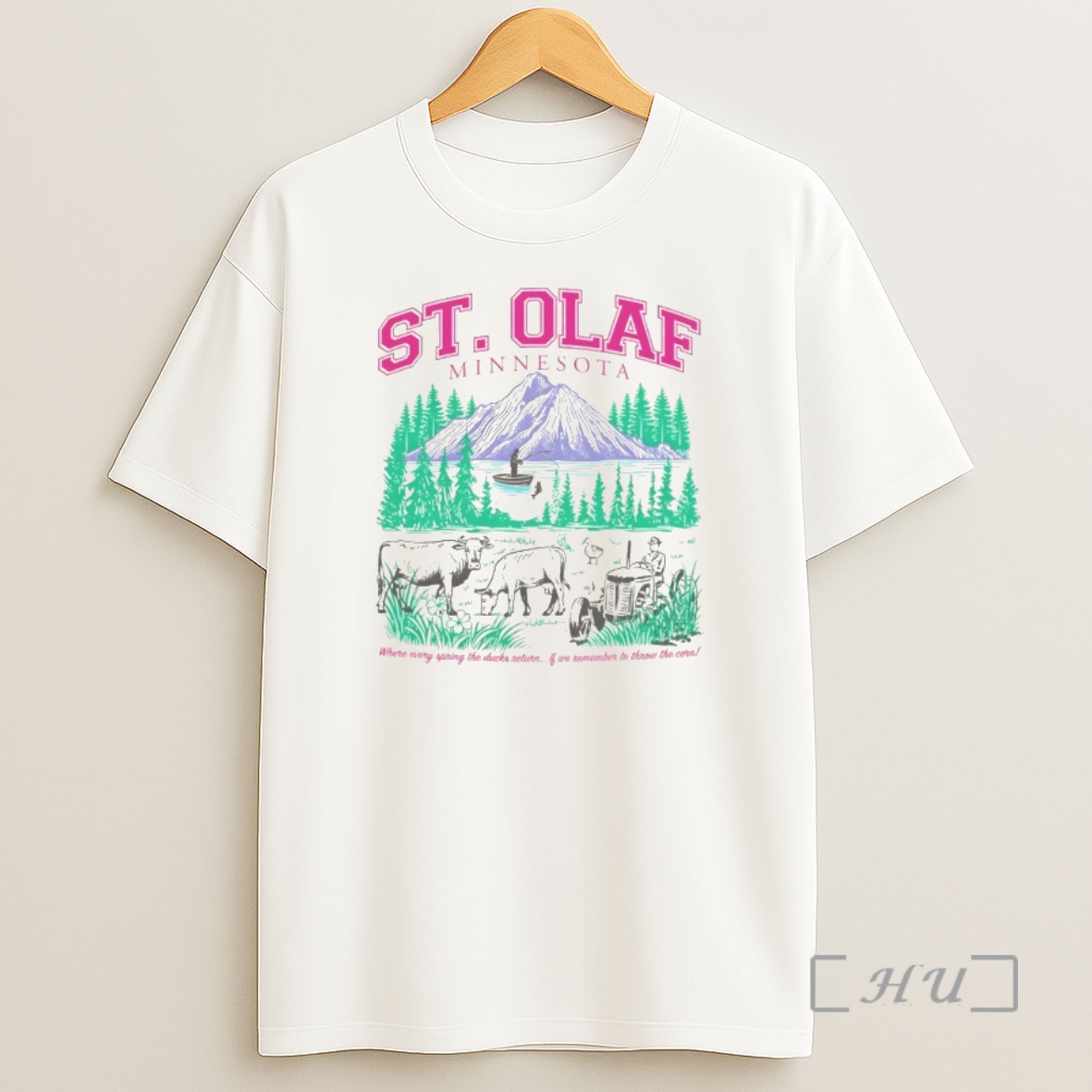Officials St Olaf Minnesota Where Every Spring The Ducks Return If We Remember To Throw Shirt Sweatshirt Tee