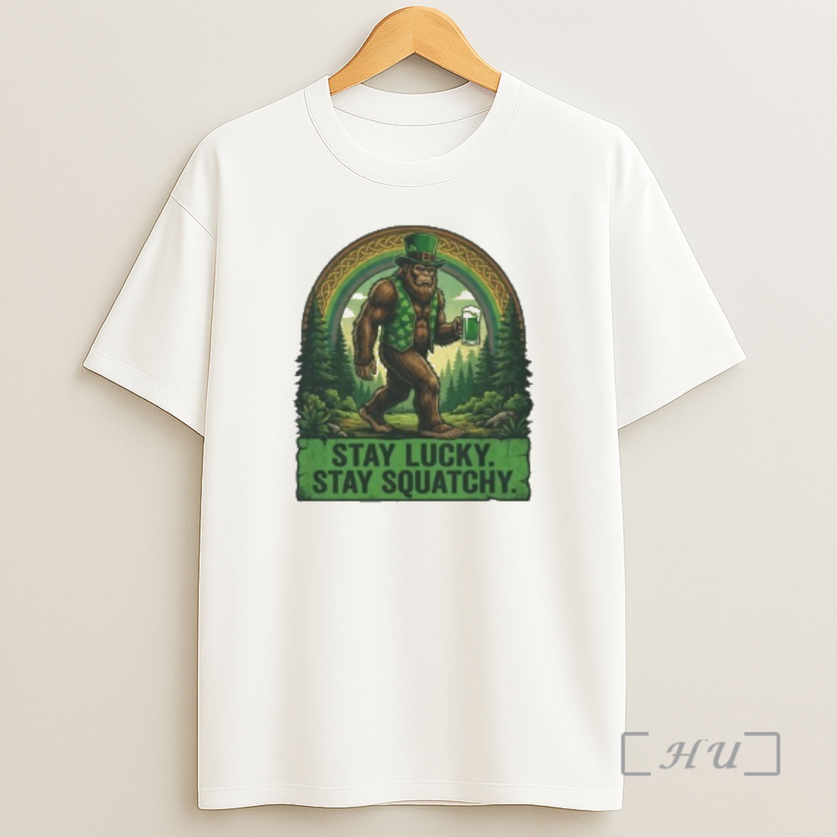 Officials Stay Lucky Stay Squatchy Funny St Shirt Sweatshirt Tee