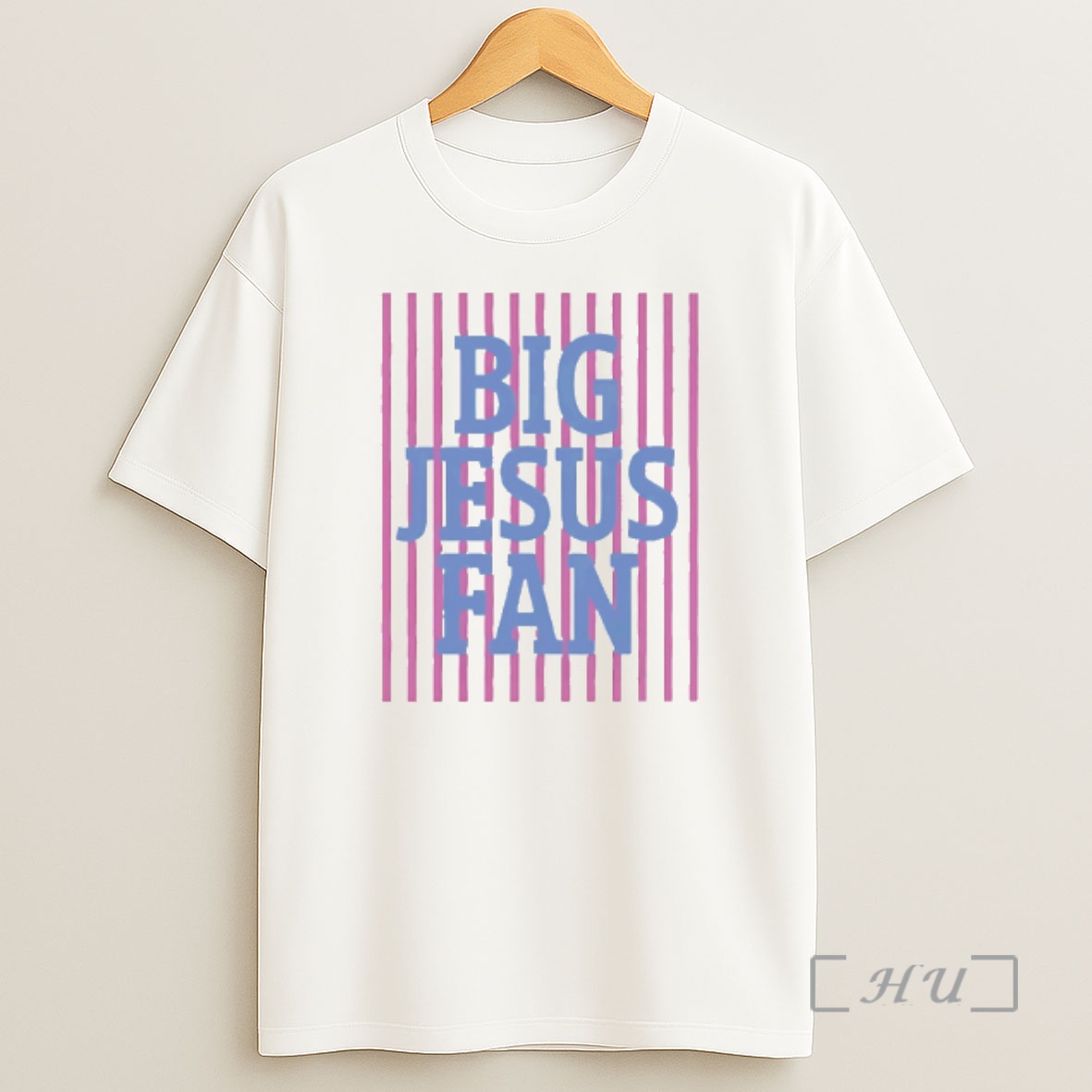 Officials Striped Big Jesus Preppy Christian Shirt Sweatshirt Tee