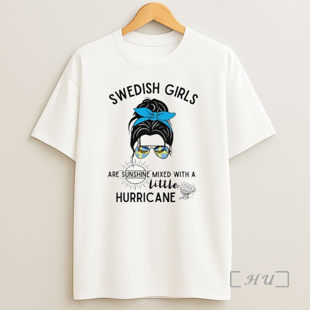 Officials Swedish Girls Are Sunshine Mixed With A Little Hurricane Shirt Sweatshirt Tee