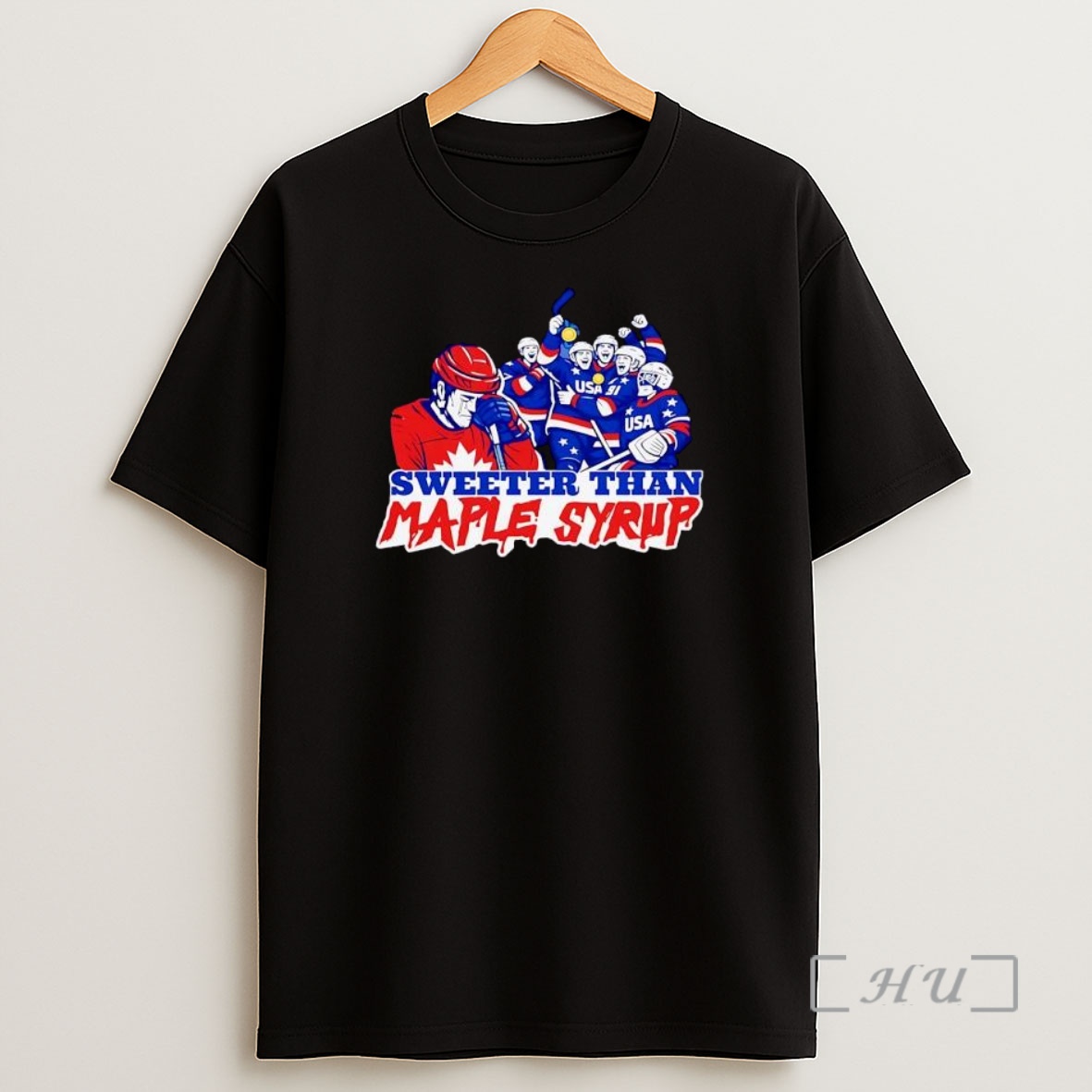 Officials Sweeter Than Maple Syrup Usa Hockey Vs Canada Shirt Sweatshirt Tee