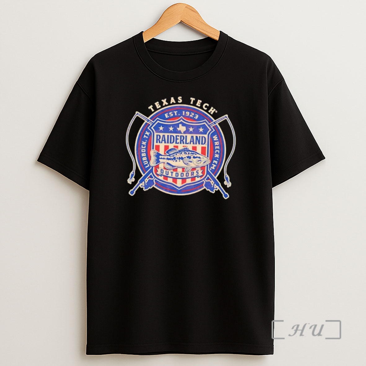 Officials Texas Tech Red Raiders Fishing Raiderland Outdoors Shirt Sweatshirt Tee
