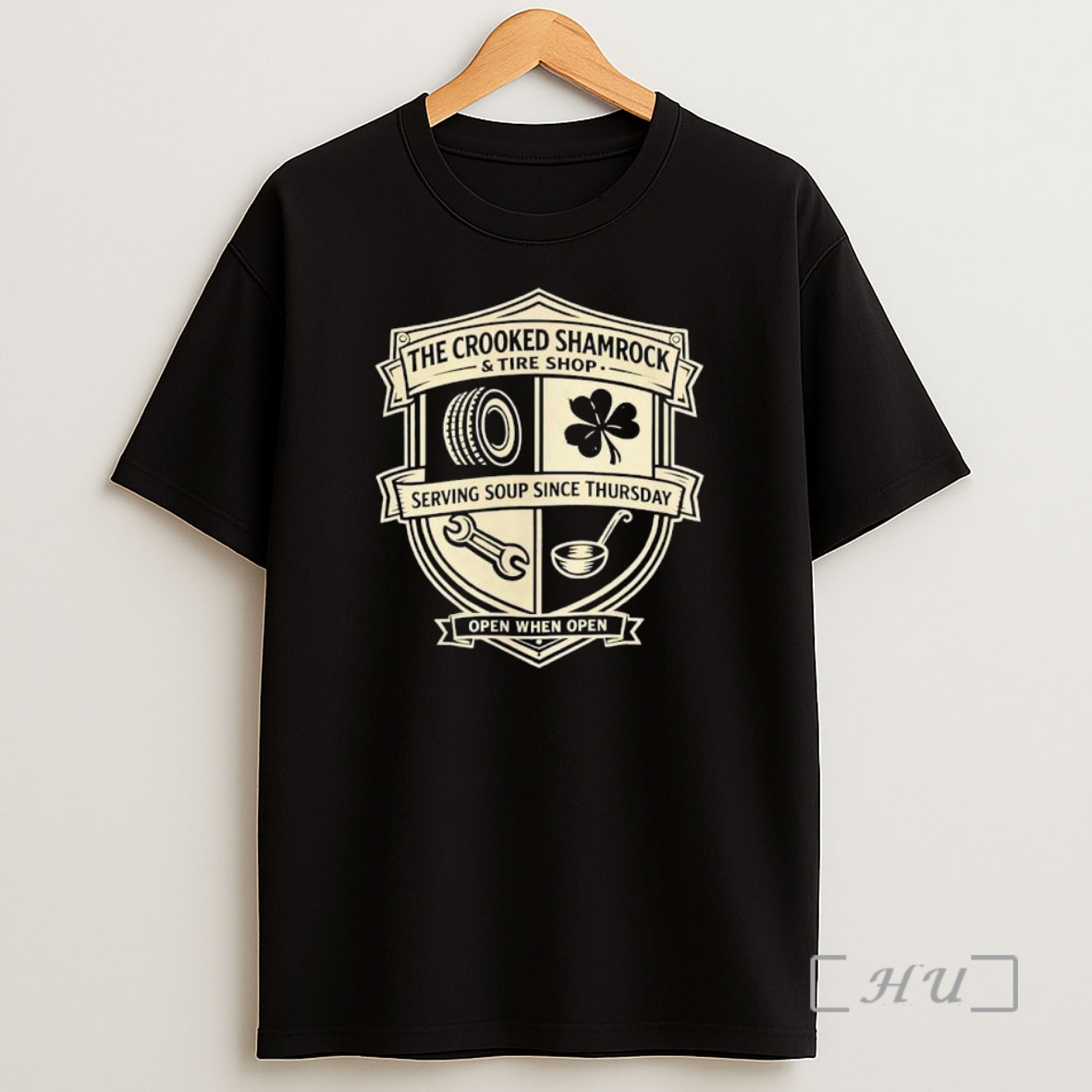 Officials The Crooked Shamrock Tire Shop Serving Soup Since Thursday Shirt Sweatshirt Tee