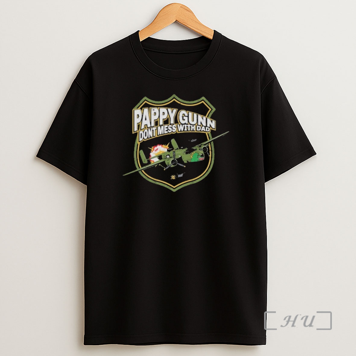 Officials The Fat Electrician Pappy Gunn Dont Mess With Dad Shirt Sweatshirt Tee