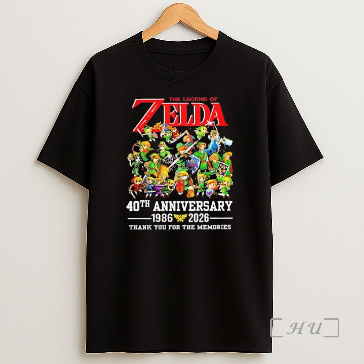 Officials The Legend Of Zelda 40th Anniversary 1986 2026 Legacy Shirt Sweatshirt Tee