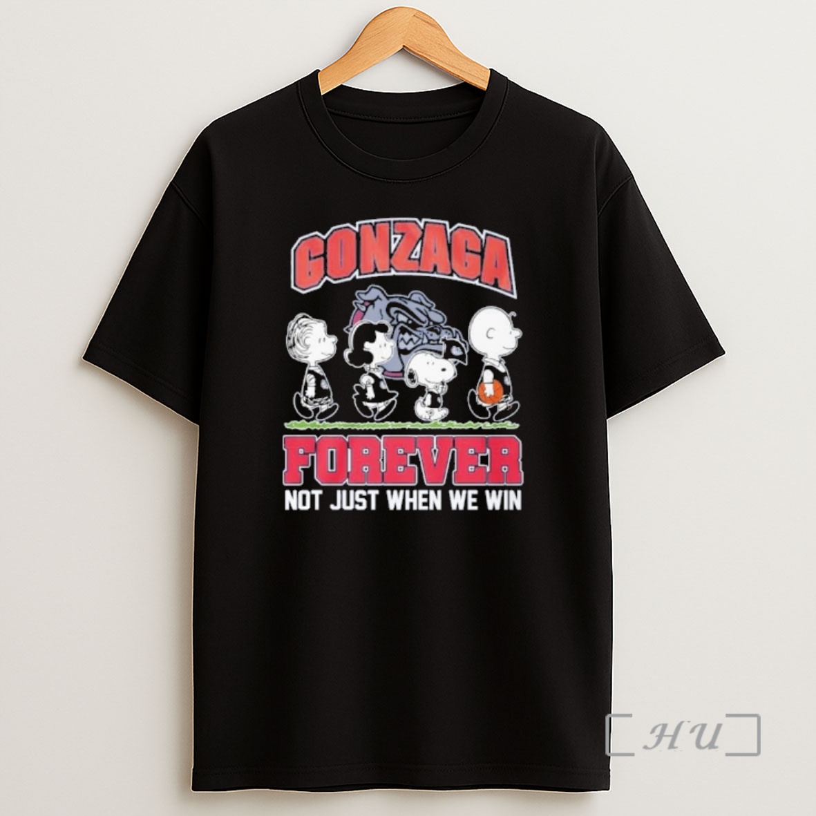 Officials The Peanuts X Gonzaga Basketball Forever Not Just When We Win Shirt Sweatshirt Tee