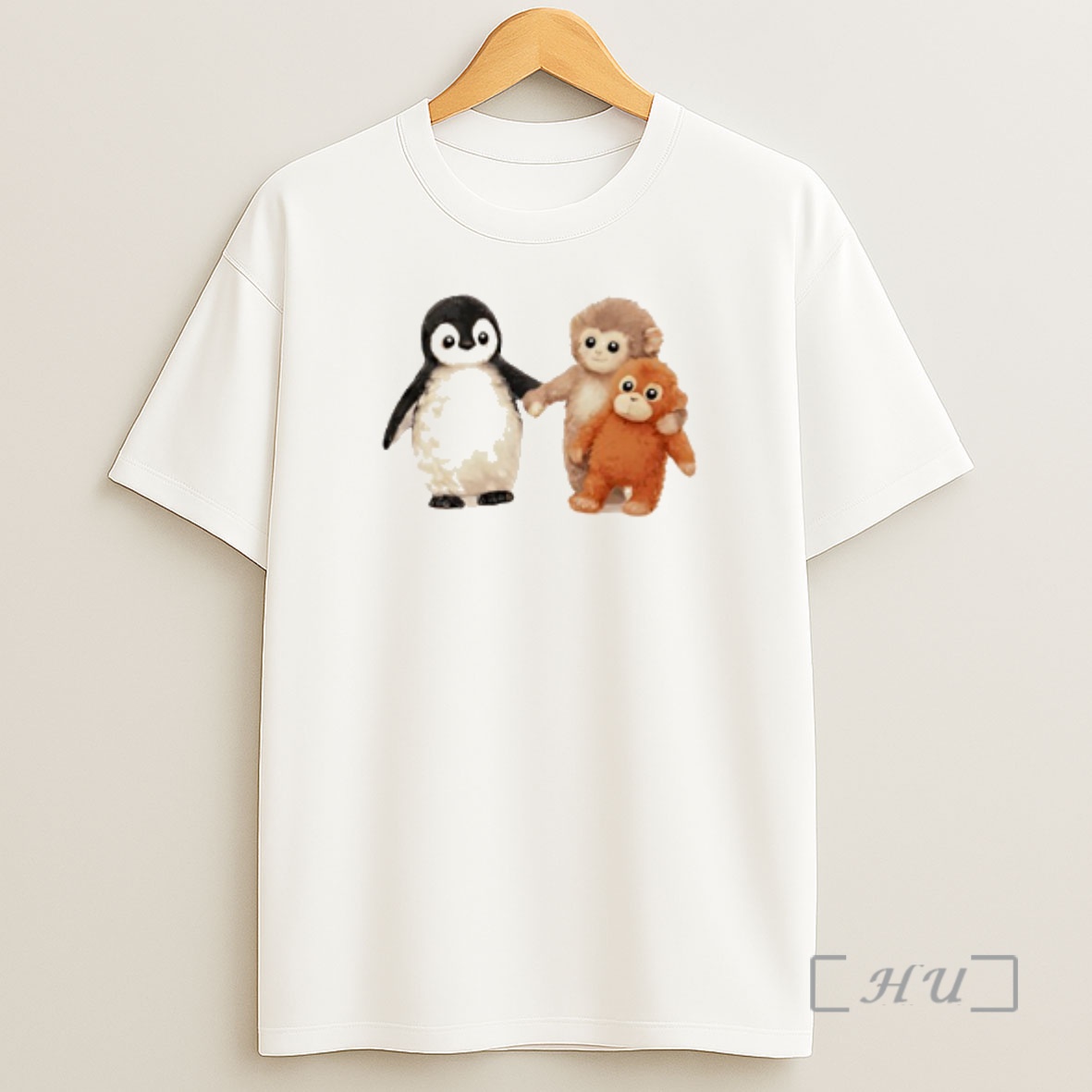 Officials The Punch Monkey Penguin Alone But Moving And Afraid But Moving Shirt Sweatshirt Tee