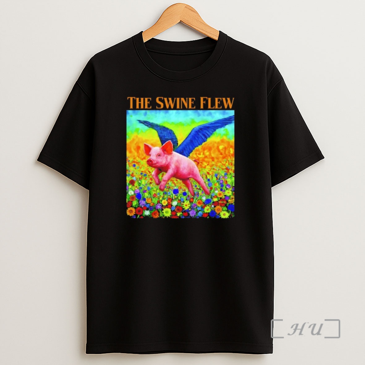 Officials The Swine Flew Pig With Wings Meme Shirt Sweatshirt Tee