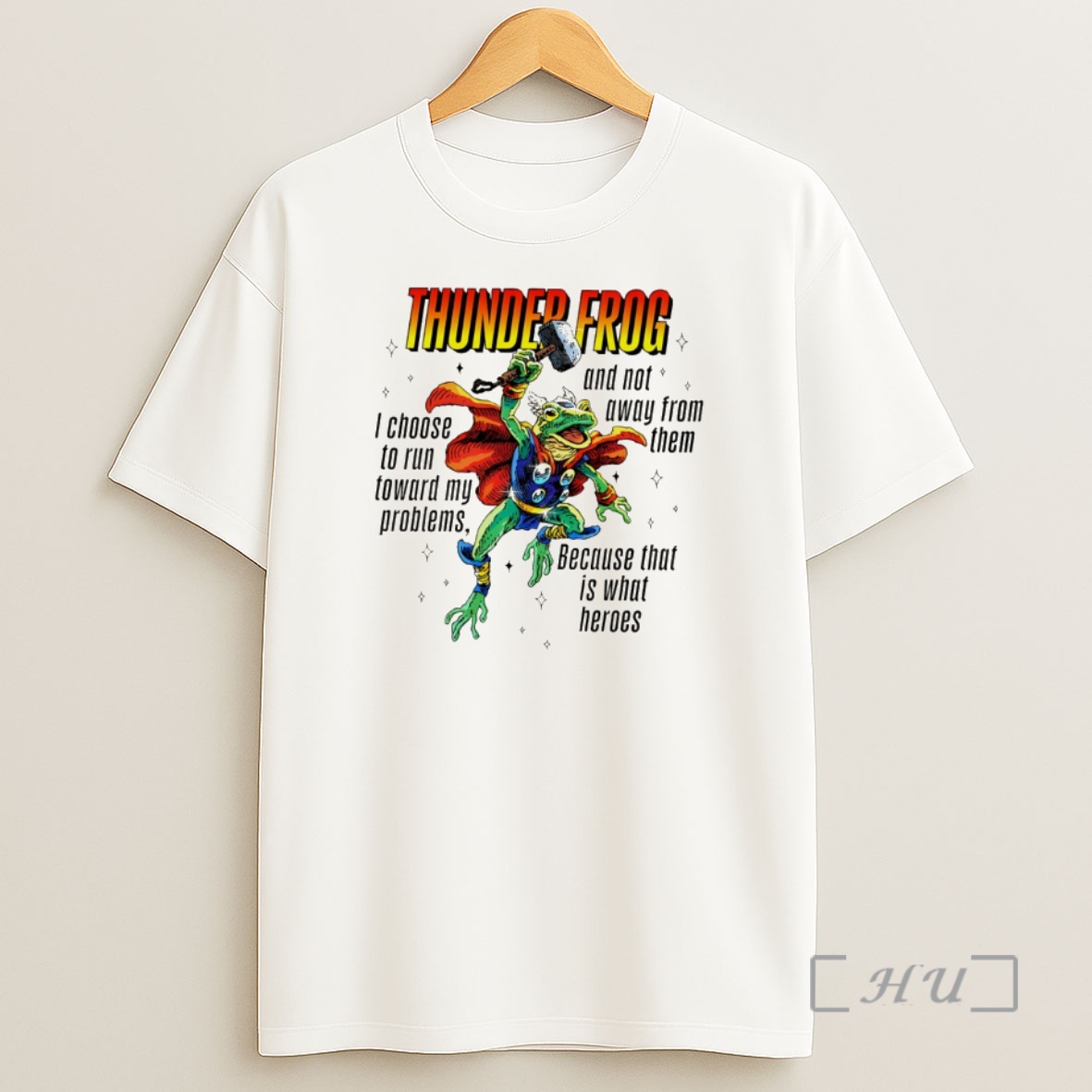 Officials Thunder Frog And Not Away From Them I Choose To Run Toward My Problem Shirt Sweatshirt Tee
