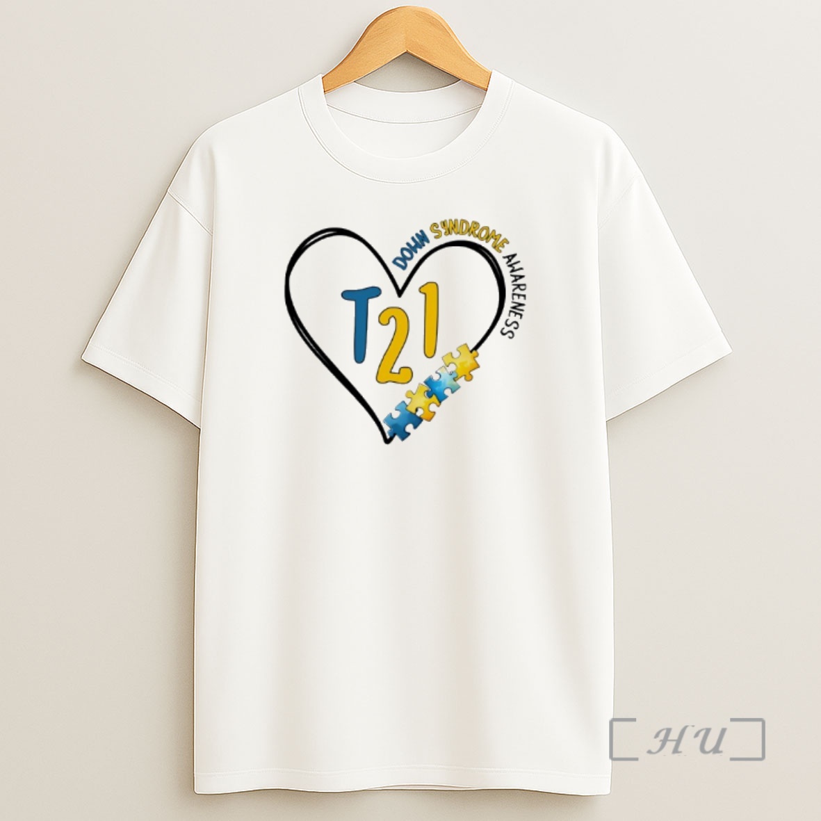 Officials Trisomy 21 Down Syndrome Awareness Heart Puzzle Style Shirt Sweatshirt Tee