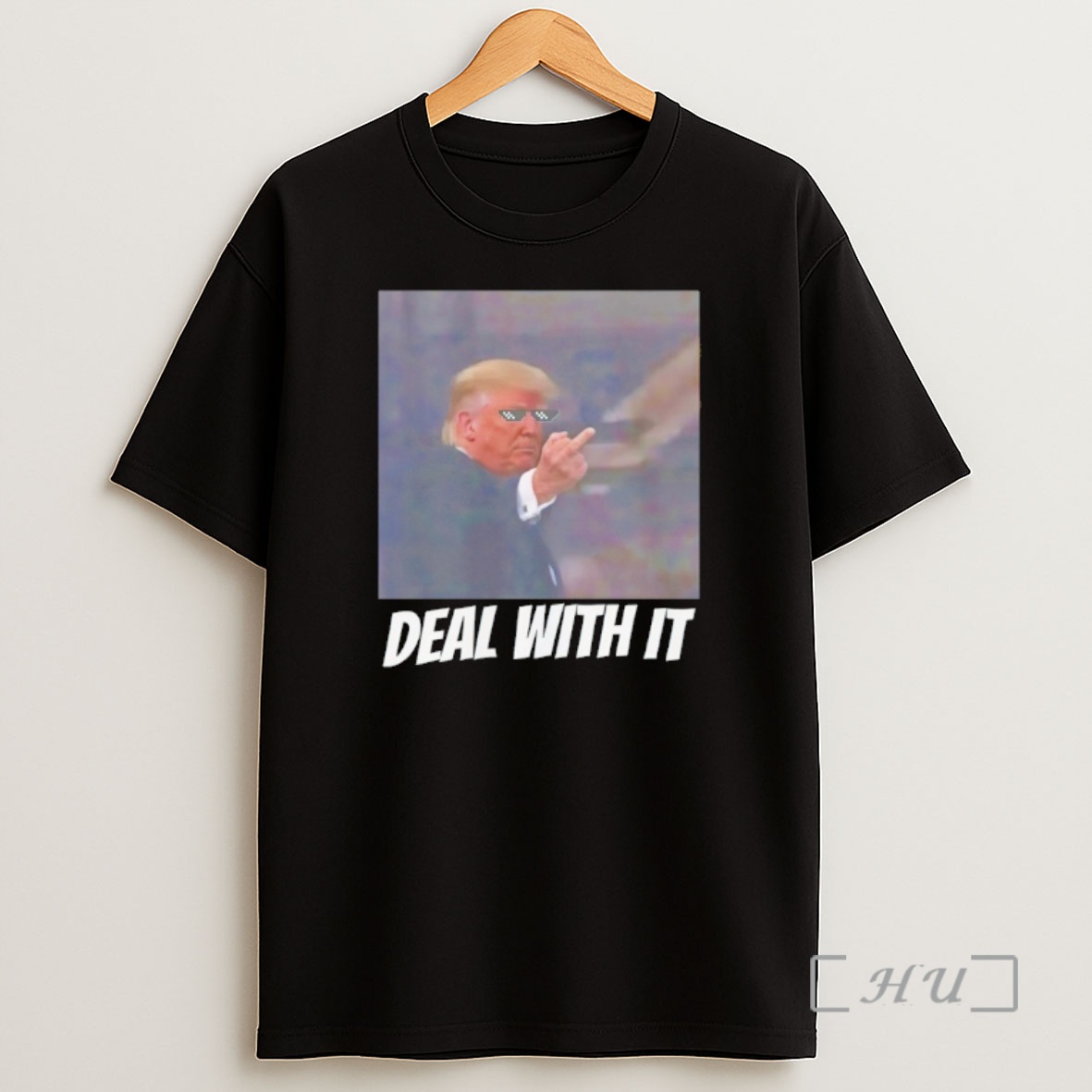 Officials Trump Middle Finger Deal With It Meme Shirt Sweatshirt Tee