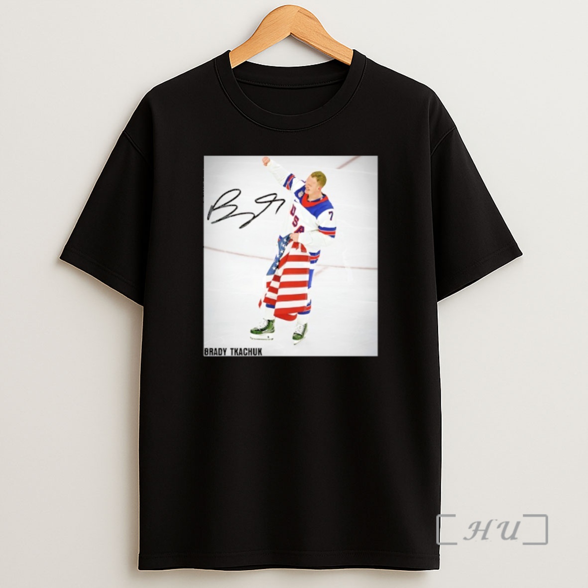 Officials Us Hockey Brady Tkachuk 2026 Winter Olympics Gold Medal Autographed Shirt Sweatshirt Tee