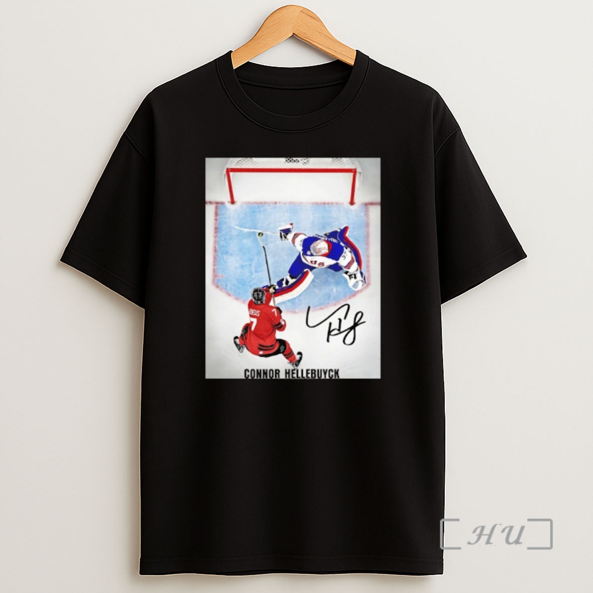 Officials Us Hockey Connor Hellebuyck 2026 Winter Olympics Gold Medal Autographed Shirt Sweatshirt Tee