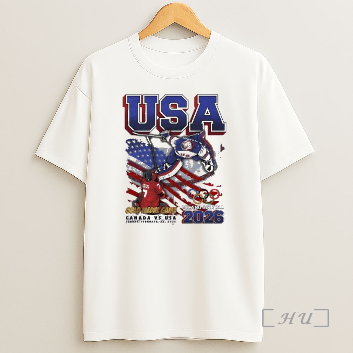 Officials Usa Gold Medal Game Canada Vs Usa 2026 Shirt Sweatshirt Tee