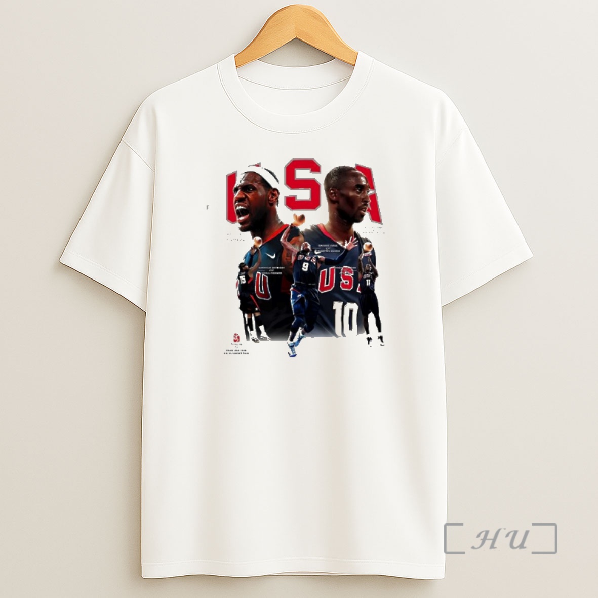 Officials Usa Team Lebron James Kobe Bryant 2008 Beijing Shirt Sweatshirt Tee