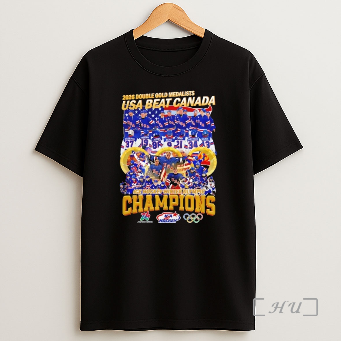 Officials Usa Beat Canada Hockey 2026 Double Gold Medal Winter Olympic Champions Shirt Sweatshirt Tee