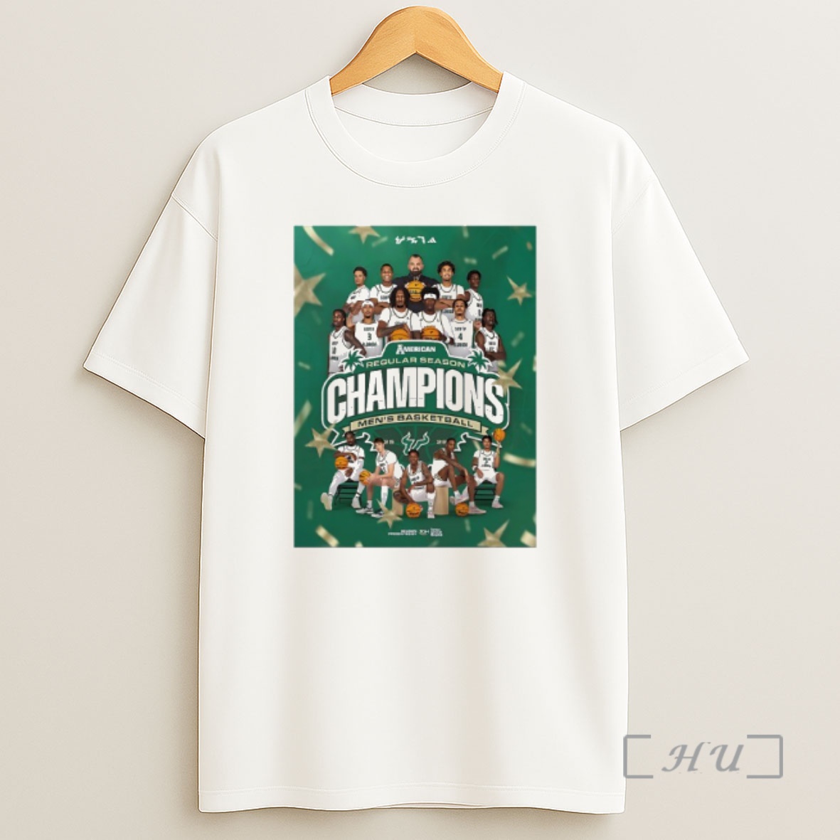 Officials Usf South Florida Bulls Coach And Players 2025 2026 Acc Regular Season Champions Shirt Sweatshirt Tee