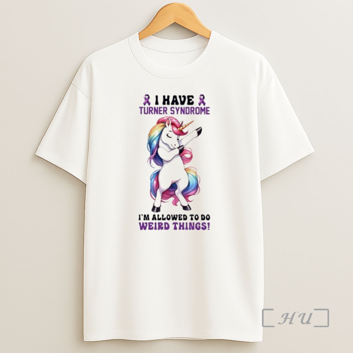 Officials Unicorn Rainbow Hair Dabing I Have And Turner Syndrome Im Allowed To Do Weird Things Shirt Sweatshirt Tee