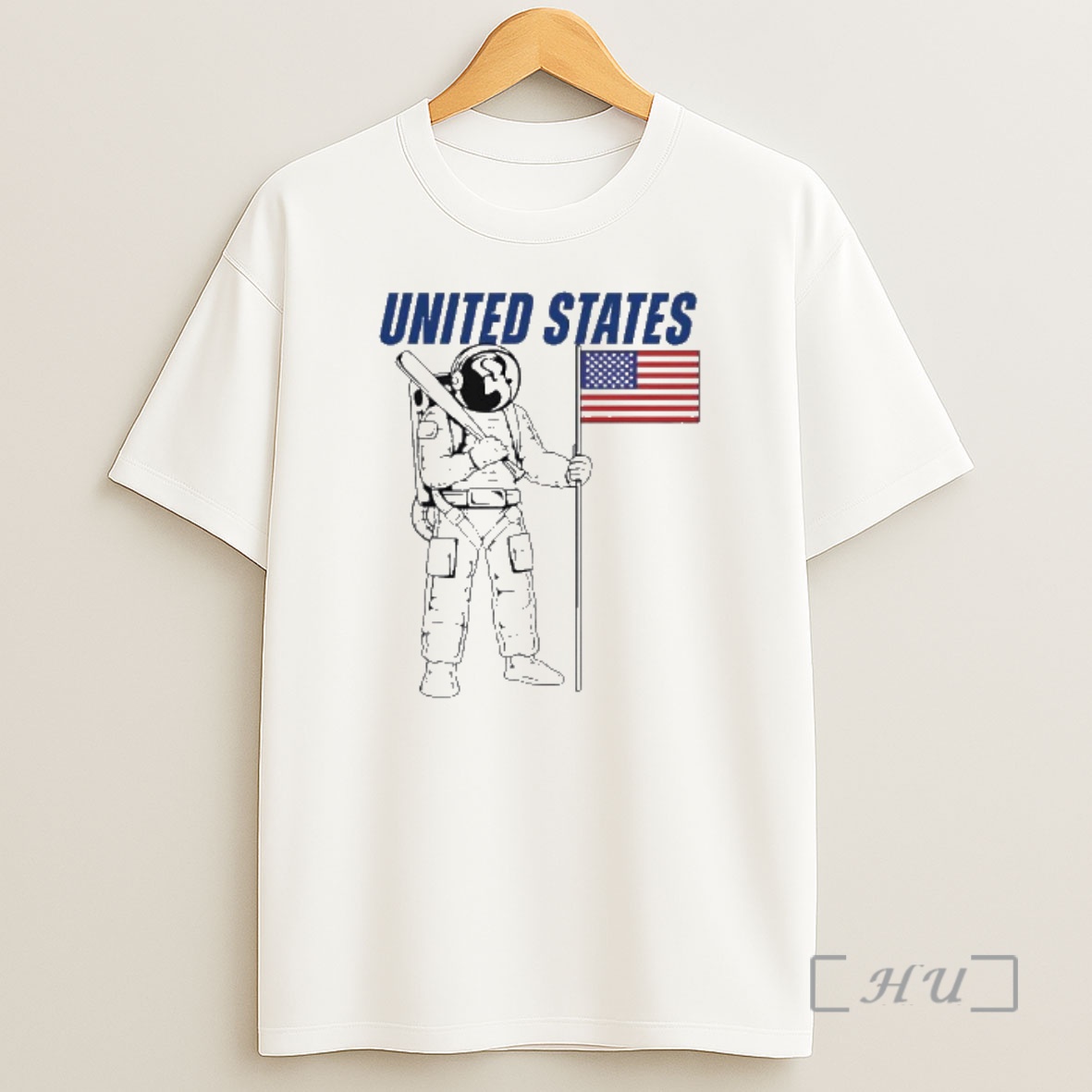 Officials United States Astronaut Holding Baseball Bat And American Flag Shirt Sweatshirt Tee