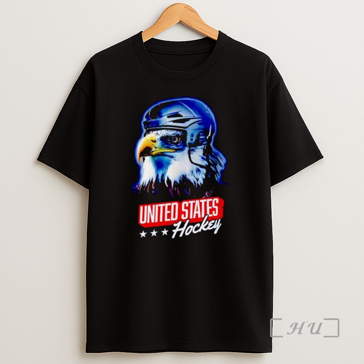 Officials United States Hockey Eagle In Helmet With Stars Shirt Sweatshirt Tee