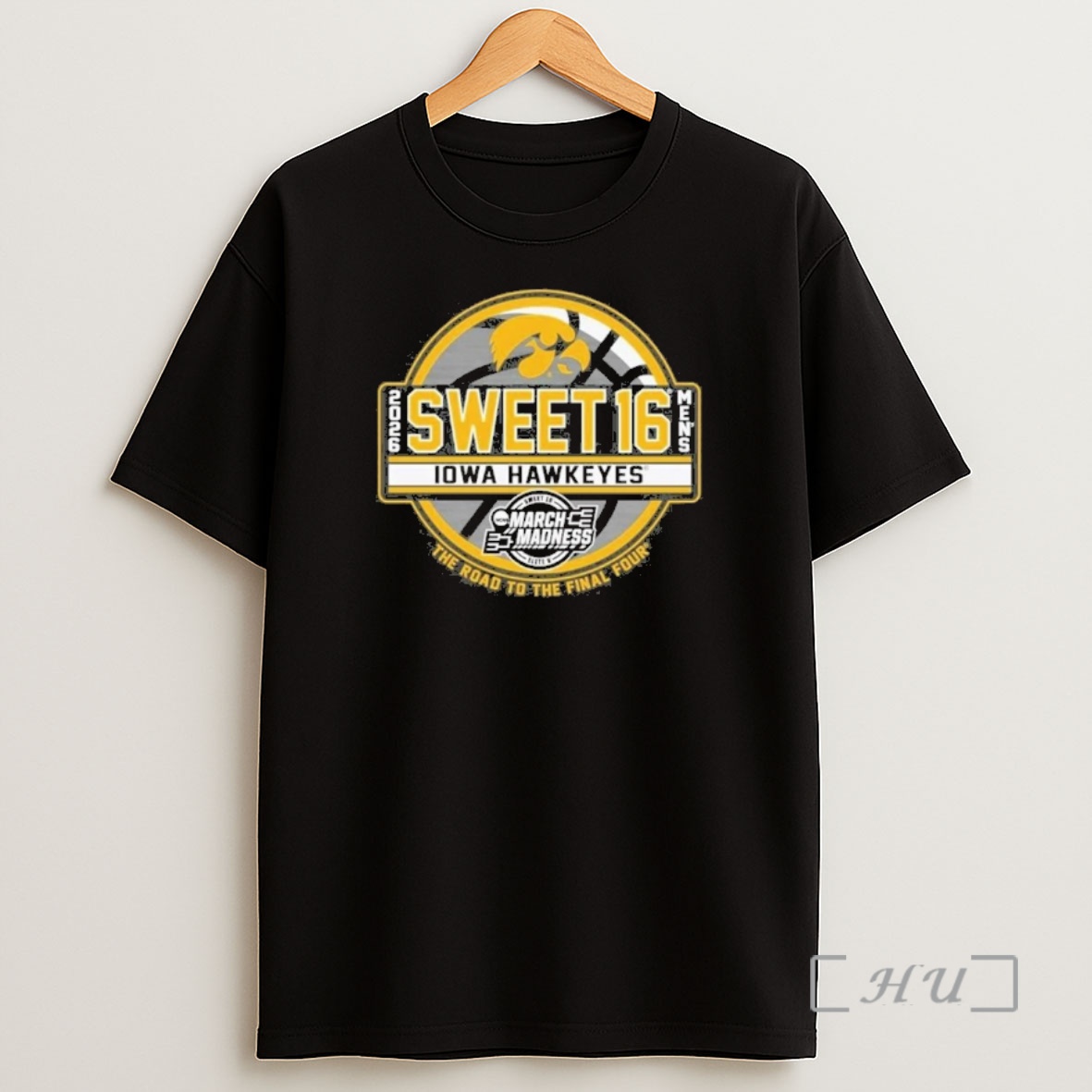 Officials University Of Iowa Mens Basketball 2026 Sweet 16 Shirt Sweatshirt Tee
