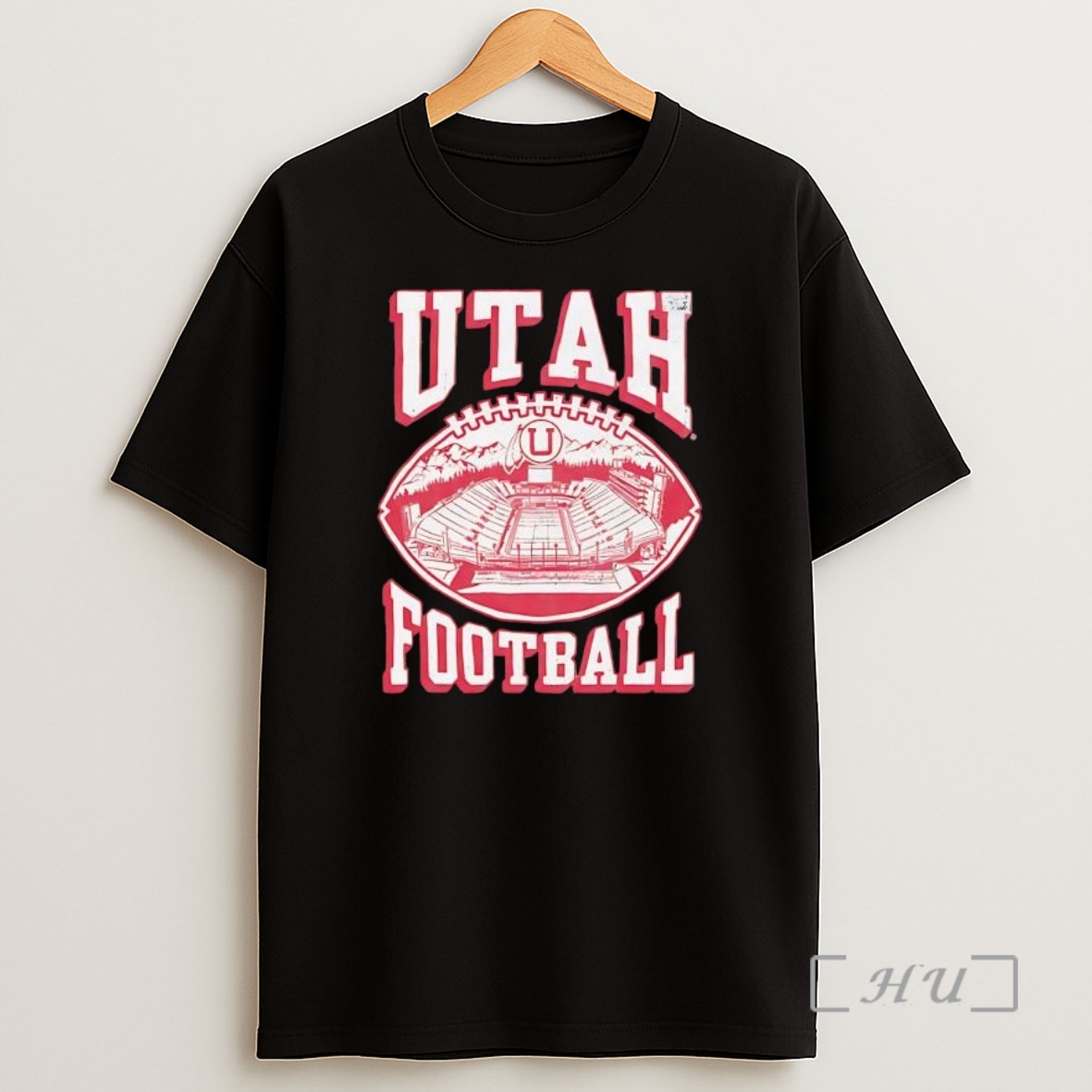 Officials Utah Football Stadium Mountains Drum And Feather Shirt Sweatshirt Tee