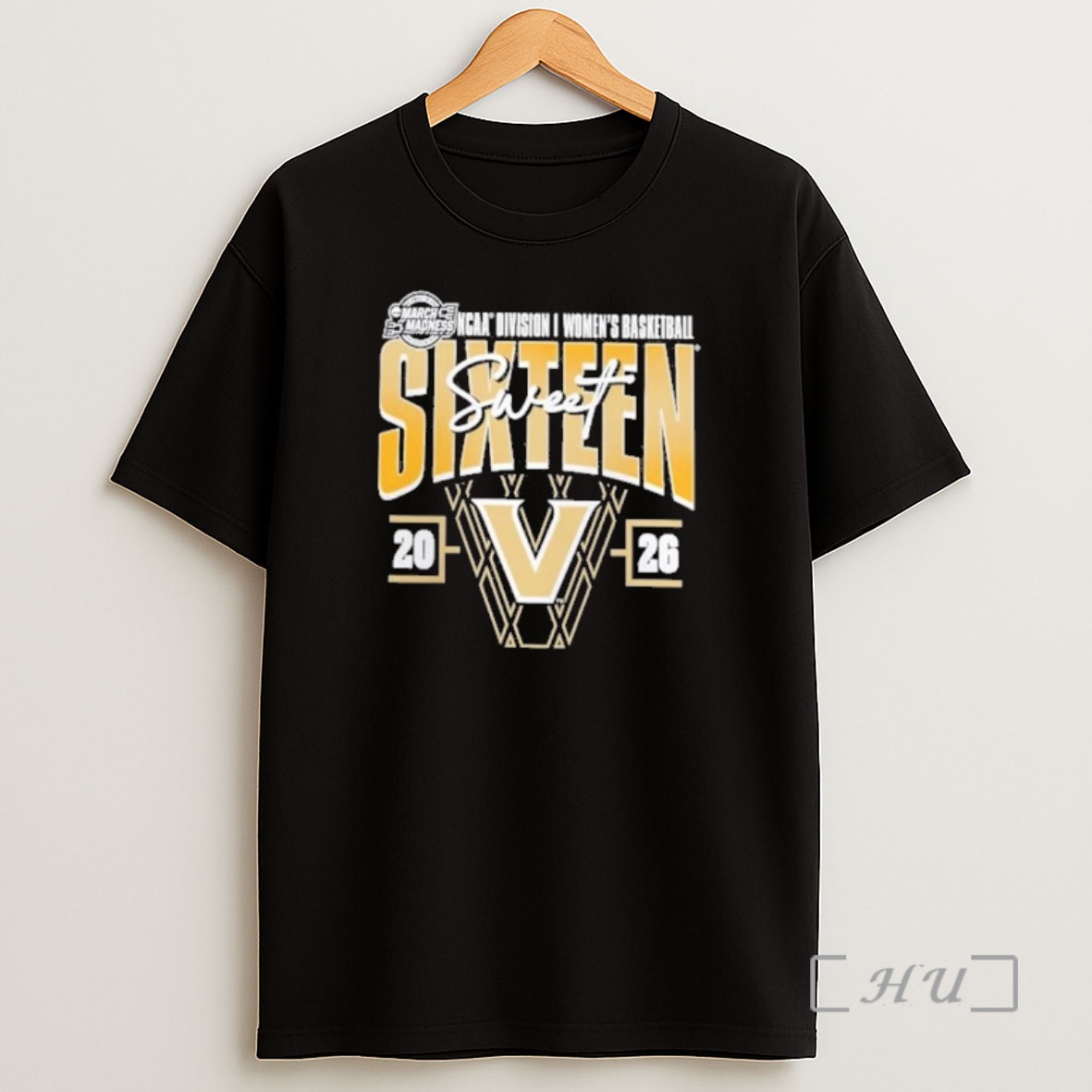 Officials Vanderbilt Commodores Womens Basketball Sweet 16 Court Shot Shirt Sweatshirt Tee